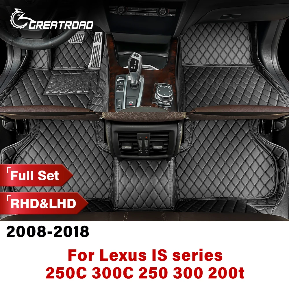

Для Lexus IS серии IS250C IS300C IS250 IS300 IS200t 2008-2018 автомобильный коврик на заказ, автомобильный ковер, аксессуары для интерьера