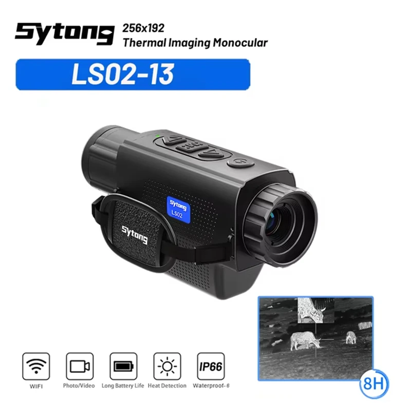 LS02 Handheld Thermal Imager  256X192 Hunting Imaging WIFI Connection Night Vision Scope Infrared Camera Imagery Monocular