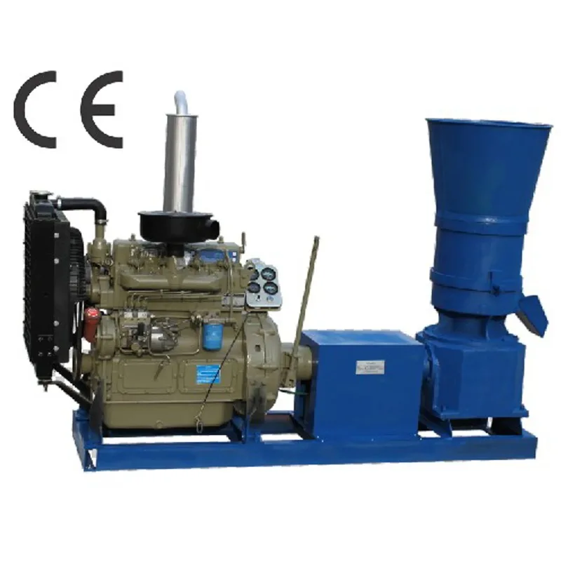 [Best Selling] 55 HP  Engine Powered Biomass Chicken Rabbit Cow Horse Feed Mill Corn Maize Pellet Making Machine Mill