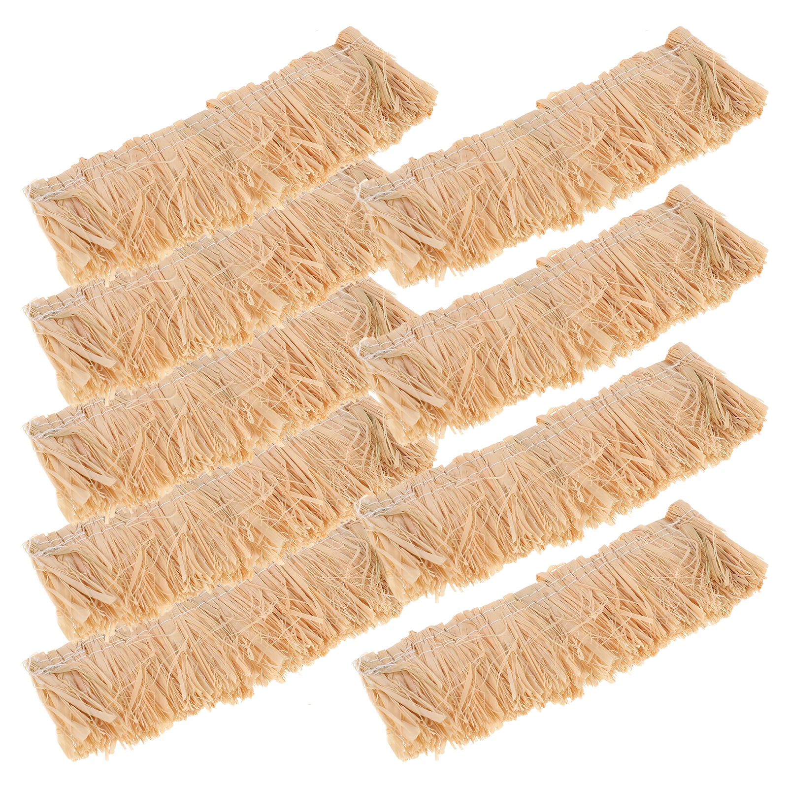 9 قطعة سقف القش الصناعي الديكور القش الاصطناعي بالات سقف مصغر لمشهد صياغة حديقة الديوراما الجنية #3