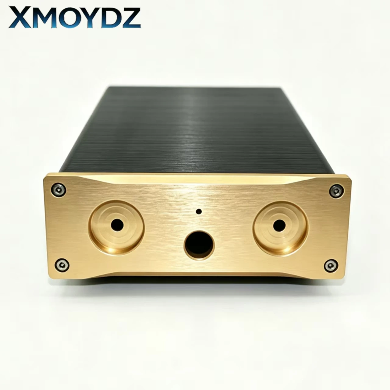 Full Aluminum Amplifier Chassis Gold Panel Preamp Headphone Amp Power Amp Enclosure 313*168*54mm HiFi DIY Audio DAC Decoder Case