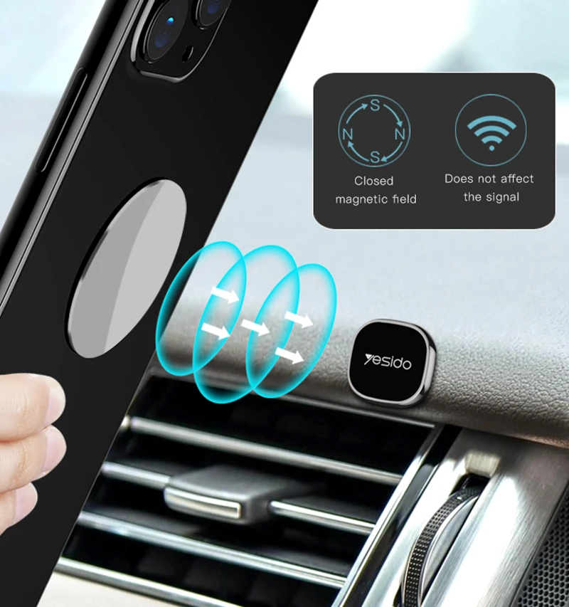 

Super Magnetic Car Phone Holder Suitable for Mobile Phone GPS Stand Dashboard Wall Mounted Car Magnet Sticker NEW 2025