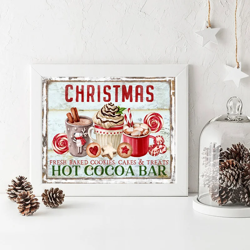 Home Decor Express - Keuken Kerst Hot Chocolate, Candyland Express,