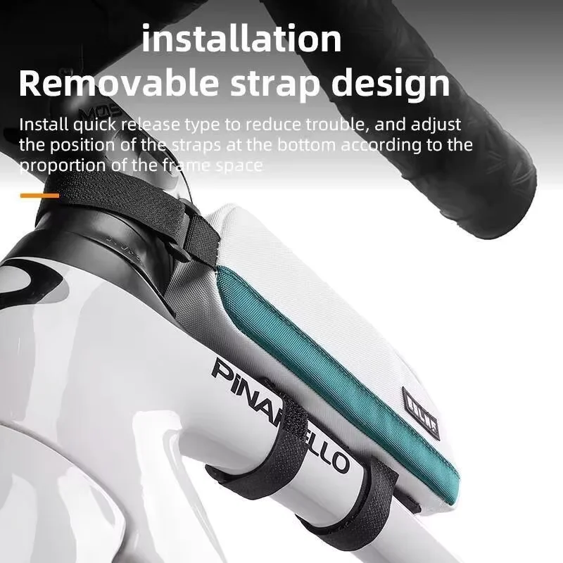 ESLNF Bicycle Top Tube Bag Portable Cycling Front Frame Triangle Bag Lightweight Bike Bag MTB Road Bike Accessories image 4