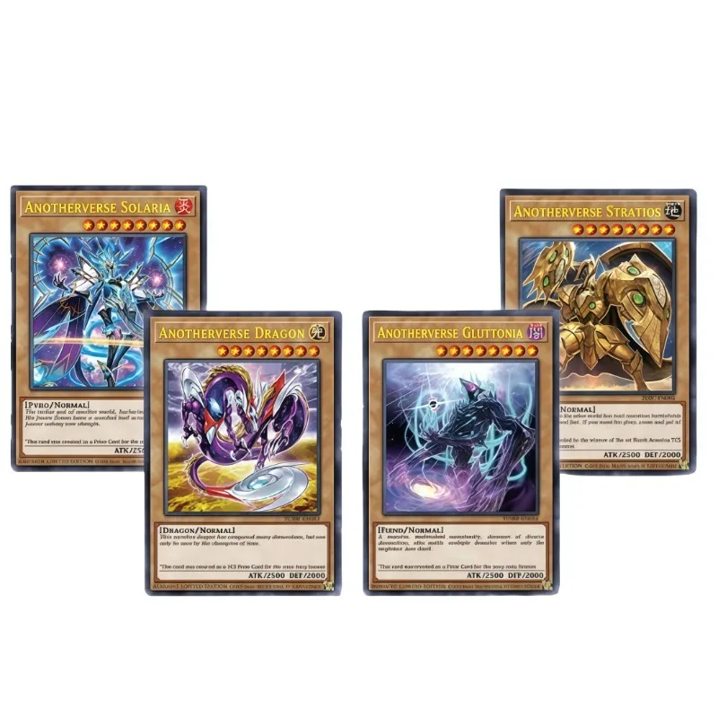 يو غي أوه! YCS سلسلة 2025 أنوثرفيرس التنين/أنوثرفيرس سولاريا لتقوم بها بنفسك لعبة جمع بطاقة أنوثيرس ستراتيوز لعبة بطاقة فلاش