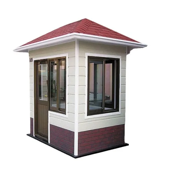 

Mobile metal engraved board property guard box, scenic spot toll booth, entrance and exit post of high-end community, art post