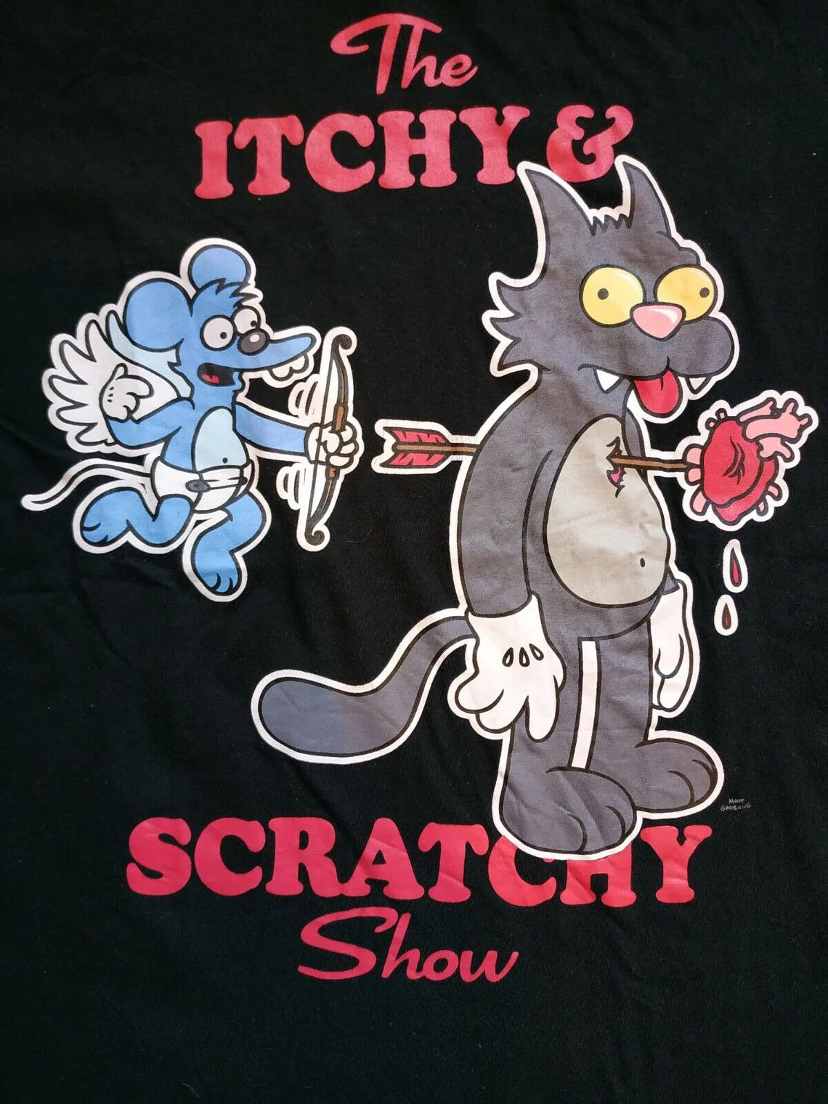 The Itchy Scratchy Show T shirt Black All Size S 4Xl UR119