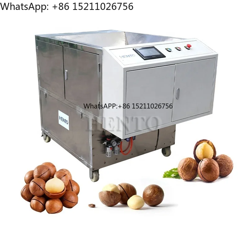 Durable Macadamia Nuts Processing Machine / Macadamia Nut Cracker Machine / Cutter Macadamia Nuts Kenya