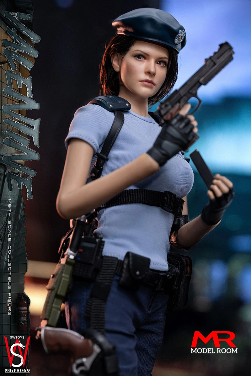 2025 Q3 SWTOYS FS069 1/6 Jill Valentine Movable Eyes Action Figure 12'' Female Soldier Figurine Full Set Collectible Model Toy