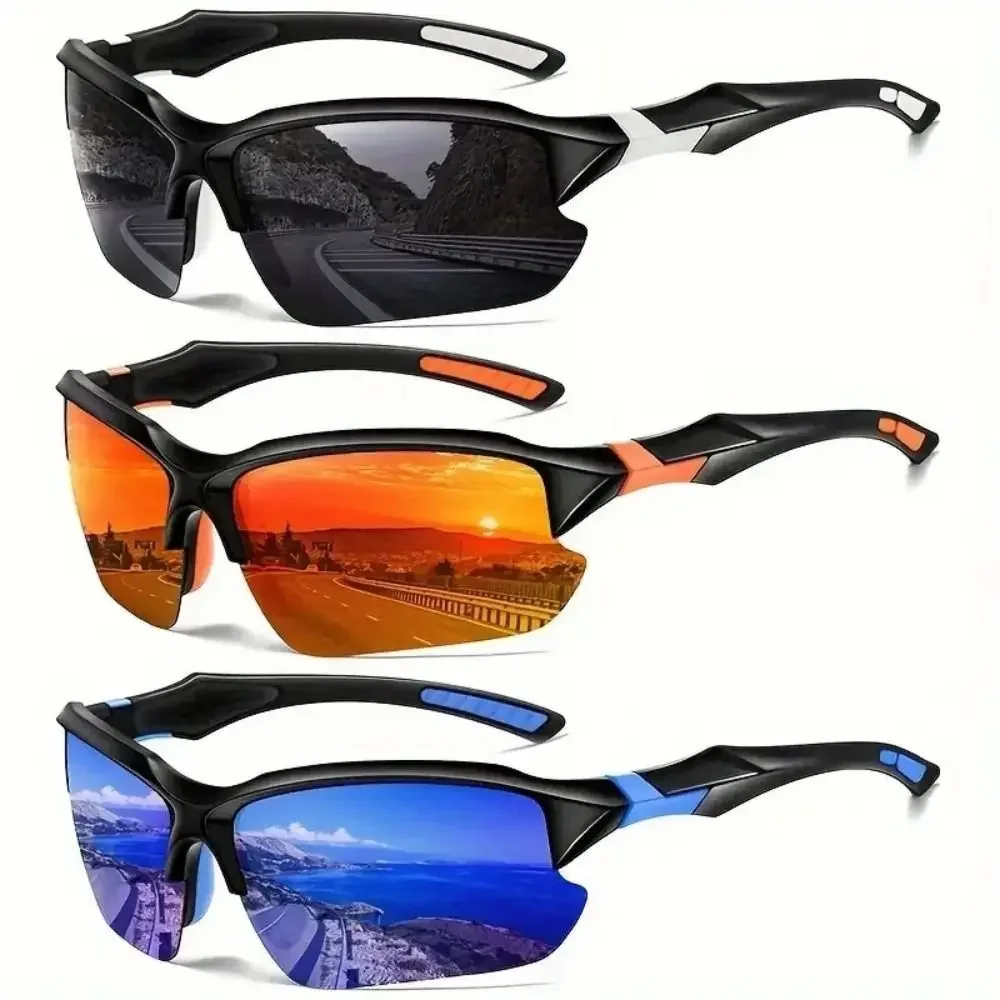 Bike Riding Sunglasses Men Sports Outdoor Glasses High Definition Multicolor Choice Comfortable Cycling Goggles