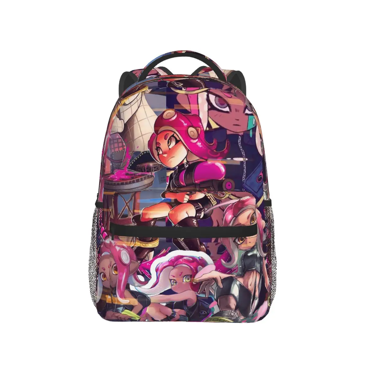

Splatoon Play Gamer Backpack Hot Sale Daypack Large Capacity Children BookBag School Bag Shoulder Bags for Men Women