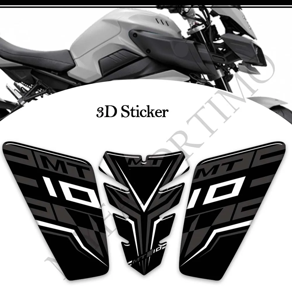 Motorcycle Accesorios For MT10 FZ10 FZ MT-10 SP Motorcycle Tank Pad Protector 3D Stickers Gel Paint Protection Stickers Kit