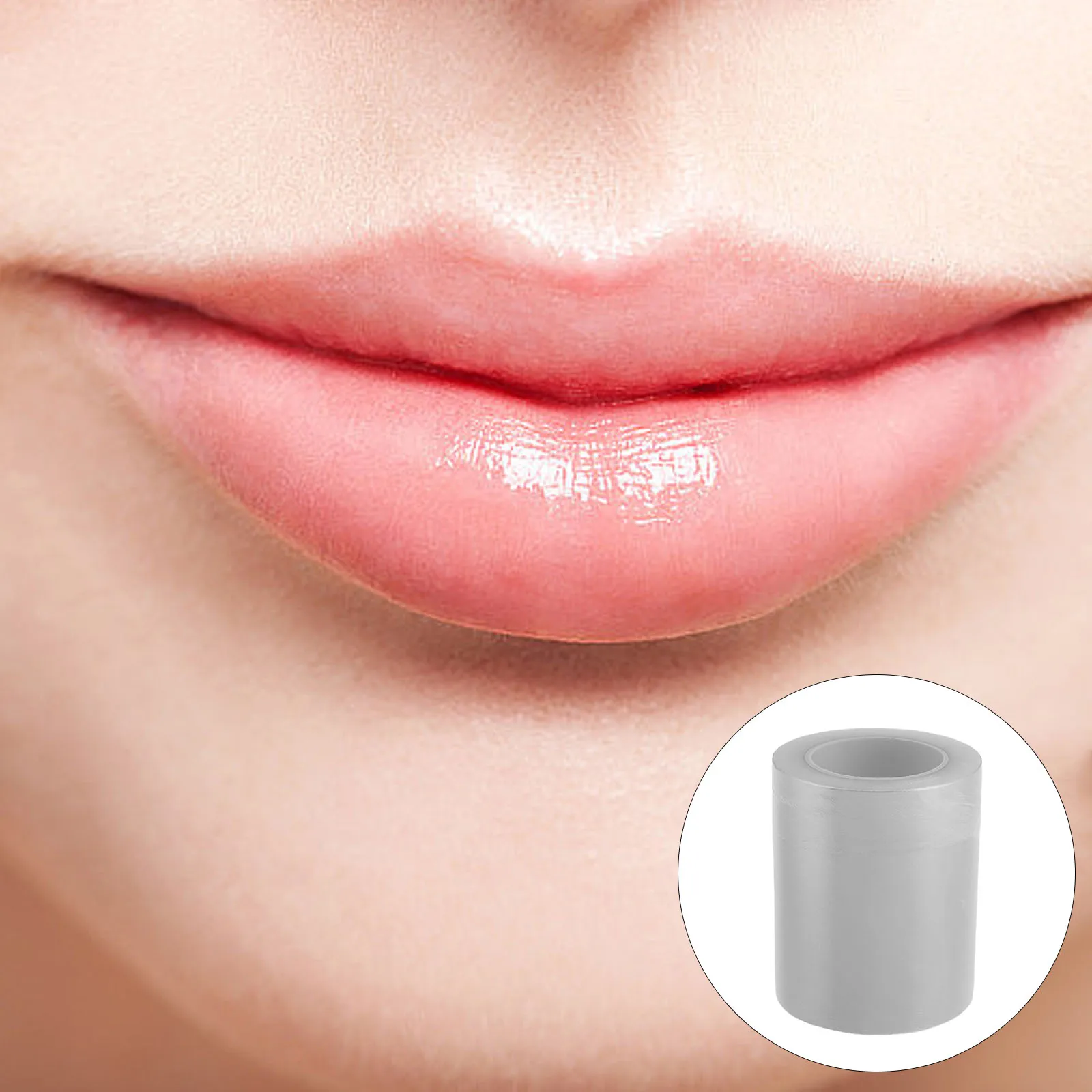 

1 Roll Clear Plastic Wrap Lip Eyebrow Tattoo Roll Tattoo Plastic Wrap For Skin Protection Makeup Tape