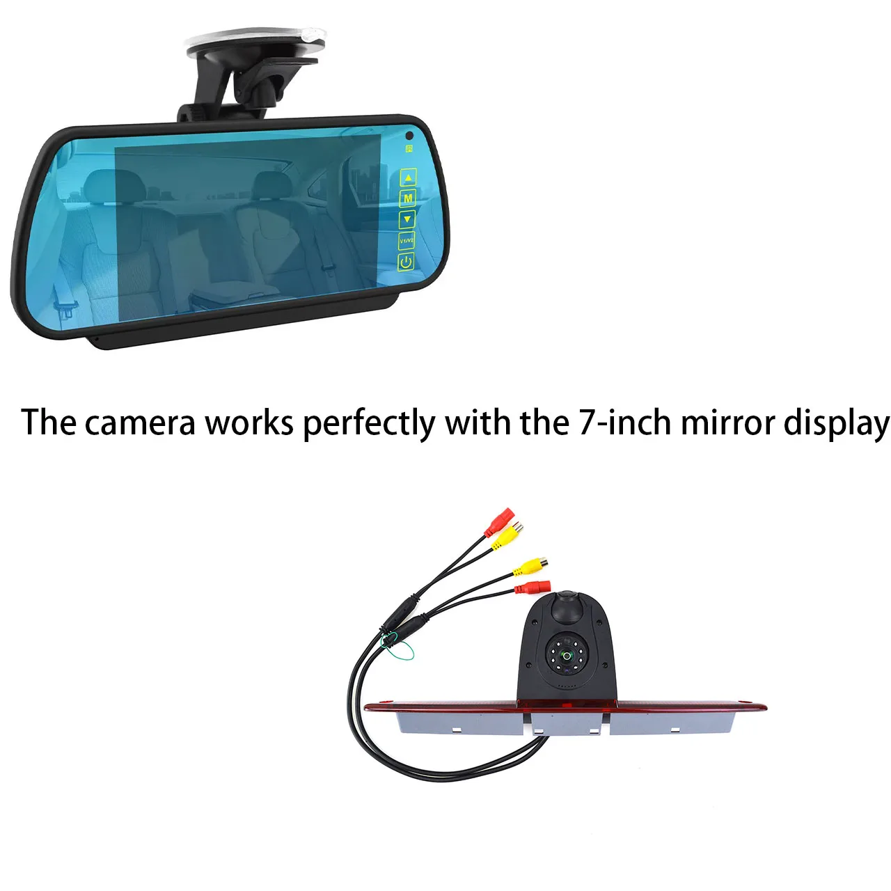 

for Dual Lens Brake Light Reversing Rear View Camera for Mercedes benz Sprinter Twin Lens Reversing & Driving Camera (2006-2