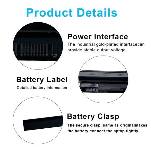 Imagen 2 del producto Nueva batería de ordenador portátil M5Y1K para Dell Inspiron 14 15 17 5000 3000 Series 5559 3451 3558 3567 5755 5756 5458 GXVJ3 453-BBBQ HD4J0