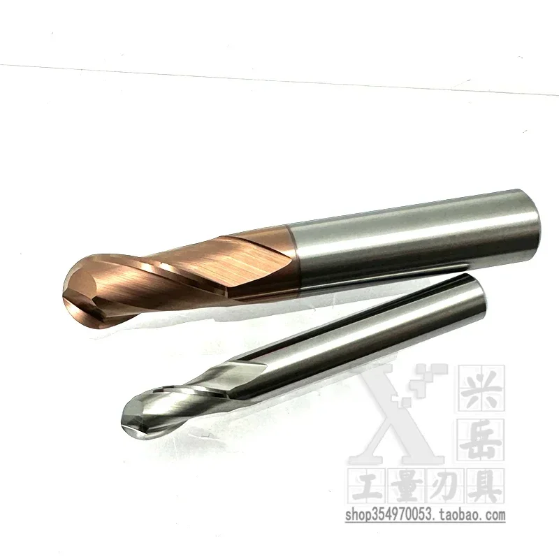 Tungsten steel ball end milling cutter R2 R2.05 R2.1R2.2R2.25R2.3R2.35R2.4R2.45 alloy ball cutter