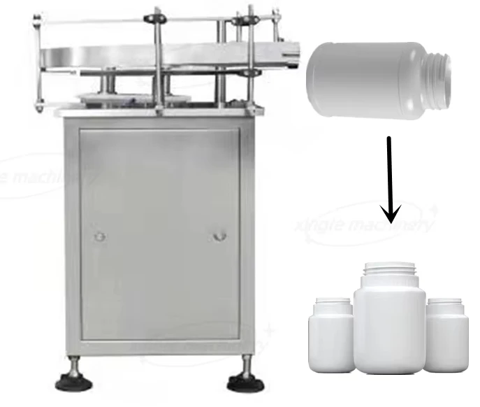 

Stainless Steel Rotary Accumulation Table Sorting Empty Square Round Bottles Turntable Automatic Bottle Unscrambler Machine