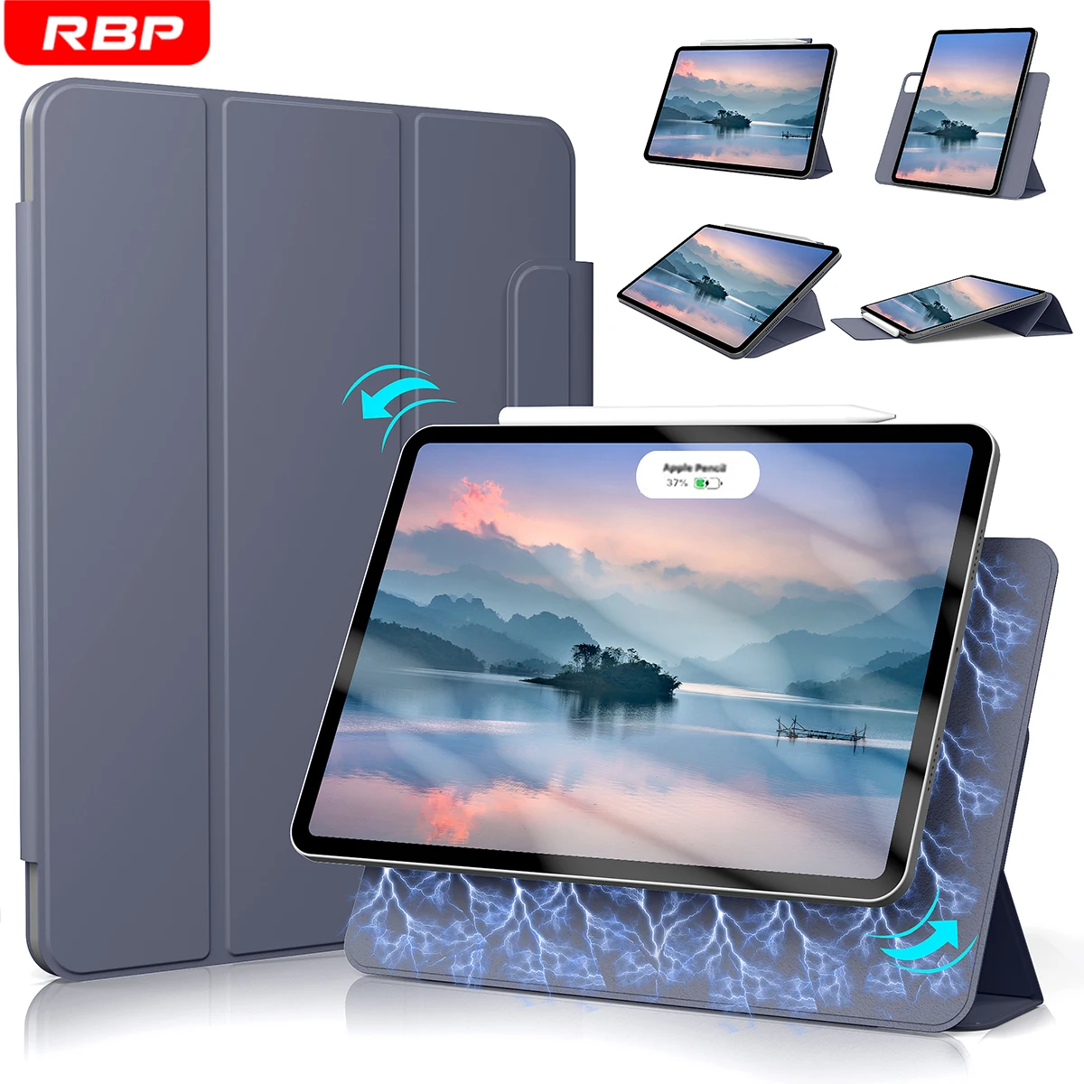 Case for iPad Mini6 Pro 11 12 9 2020 2021 Detachable separation For iPad Air4/5th Generation 10.9 2022 Magnetic detachable Cover