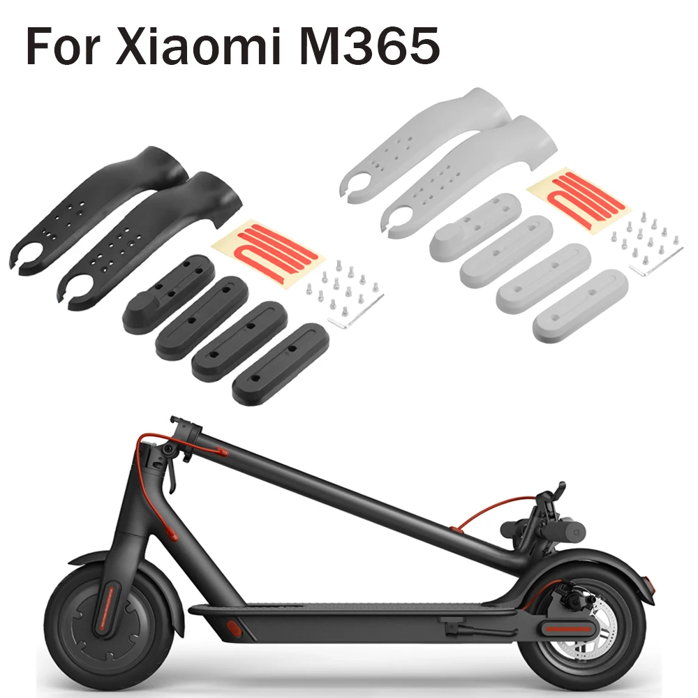 Electric Scooter ABS Front Fork Plastic Cover For xiaomi mijia m365 Pro Electric Skateboard Wheel Cover Hub Cap Kits Accessories