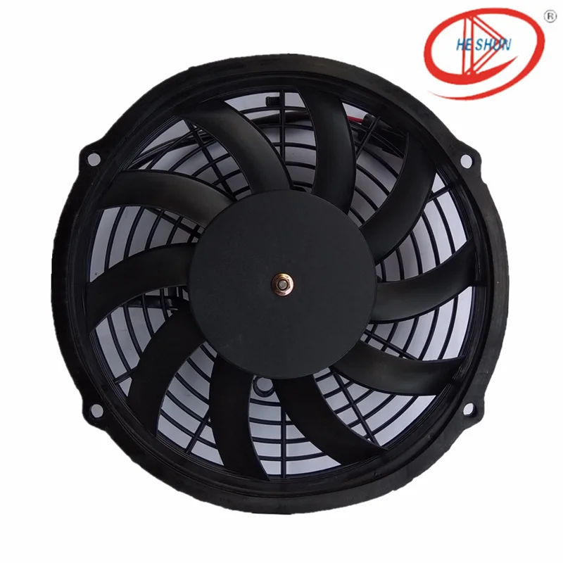 Replacement SPAL Cooling fan radiator fan For bus Refrigerated truck 9inch 160w 3300rpm Waterproof grade IP68