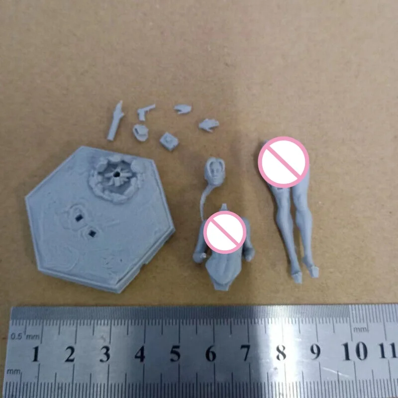 Figuras de resina de 75mm, escala 1/24, miniaturas de Lara GK, Kit de modelos sin montar y sin pintar, Juguetes