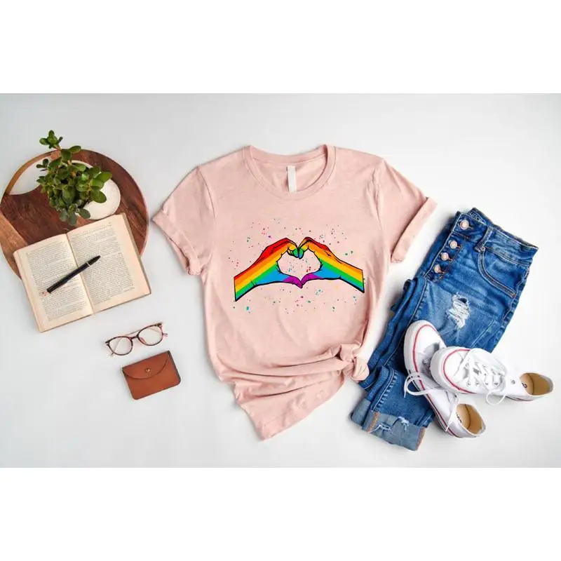 Love is T Shirt Retro LGBTQ Pride Valentines HearT for Day Wins LGBT Outfit