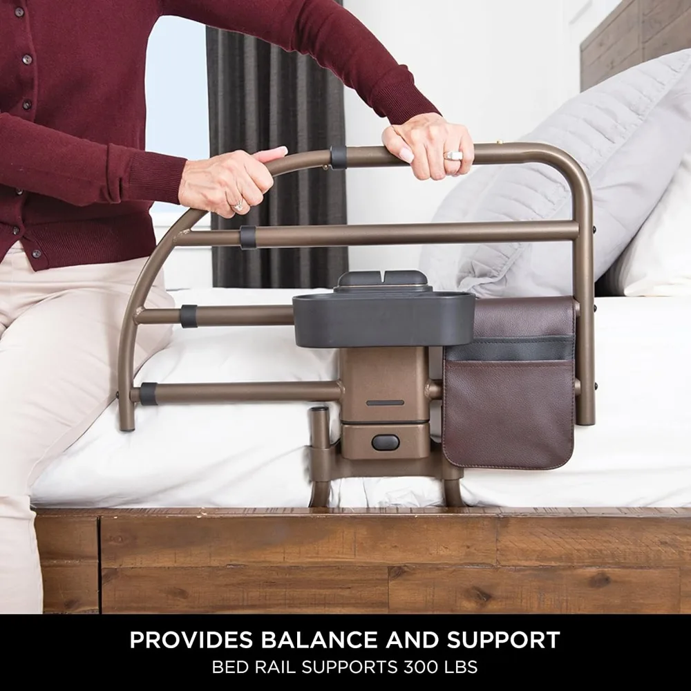 Freedom Click Extendable Bed Rail, Removable Bed Handle for Elderly, Safe and Easy to Use Adjustable Assist Rail for Seniors