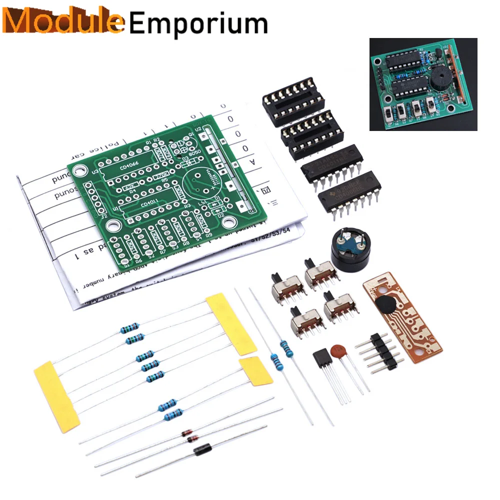 16 Music Sound Box BOX-16 Board 16-Tone Electronic Module DIY Kit Parts Components Soldering Practice Learning Kits for Arduino