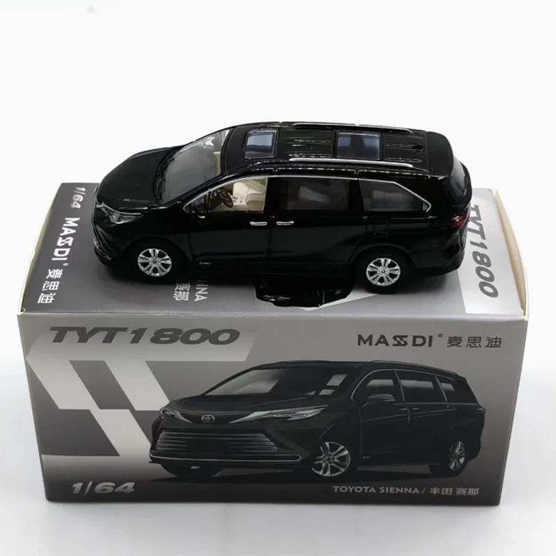 

MASSDI масштаб 1:64 SIENNA, имитация сплава, модель игрушечного автомобиля, классическая коллекция, подарочная сцена, соответствующая