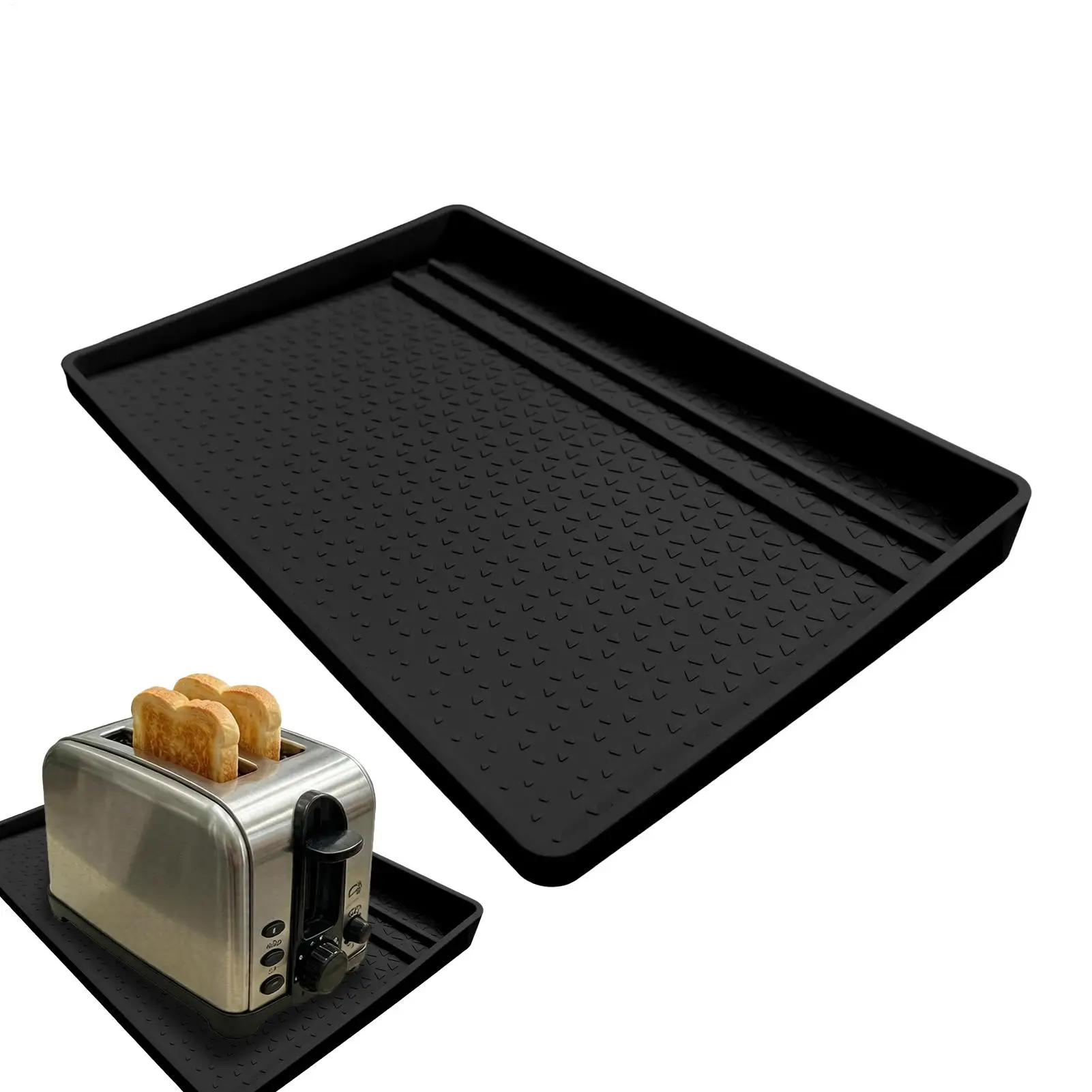 Multi-Purpose Trays Silicone Powder Pressing Storage Pad Tableware Mat Waterproof Non-slip Bar  Heat-resistant Storage Tray