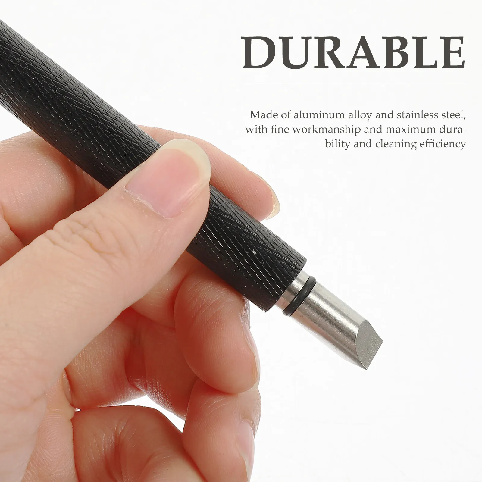 Golfing Club Groove Sharpener Lightweight Portable Aluminum Alloy Stainless Steel Grooving Tool for Club Maintenance Cleaning