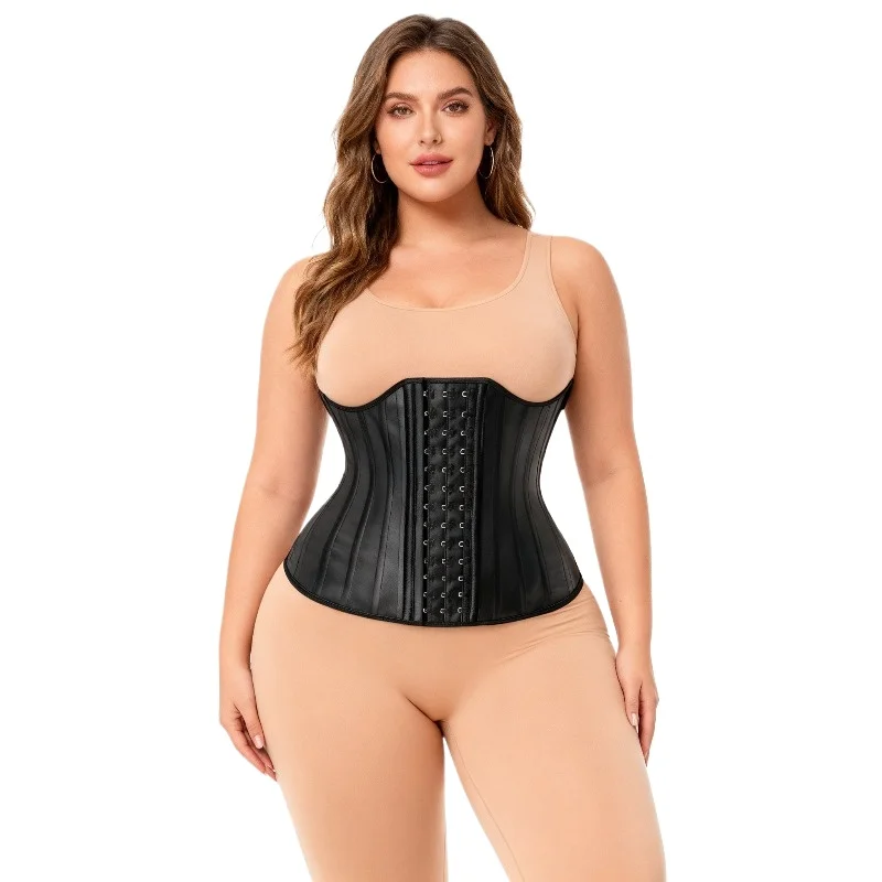 25 Stahlstäbe Latex Taillentrainer Korsett Sofortige Bauchkontrolle & Körperformer Gürtel für Frauen Komfortable Schlankheits-Shapewear