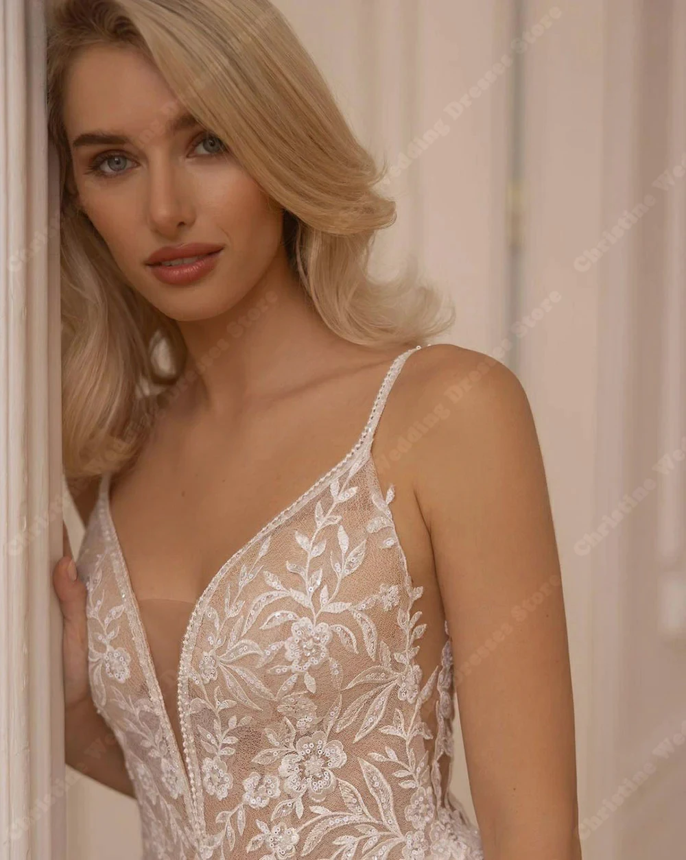 A-Linie Brautkleider mit herzförmigem Kragen für Frauen, exquisite ärmellose Tüll-Brautkleider, Verlobungsbankett-Roben, individuell gestaltet