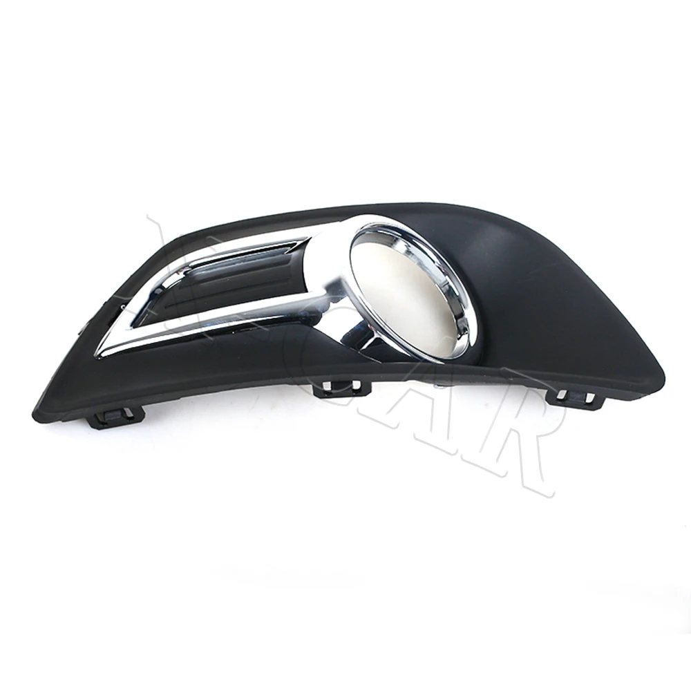 X-CAR Left Right Front Bumper Chrome Cover Fog Light Cover Fog Lamp Cover Car Styling For Citroen C4 2008 2009 2010 2011