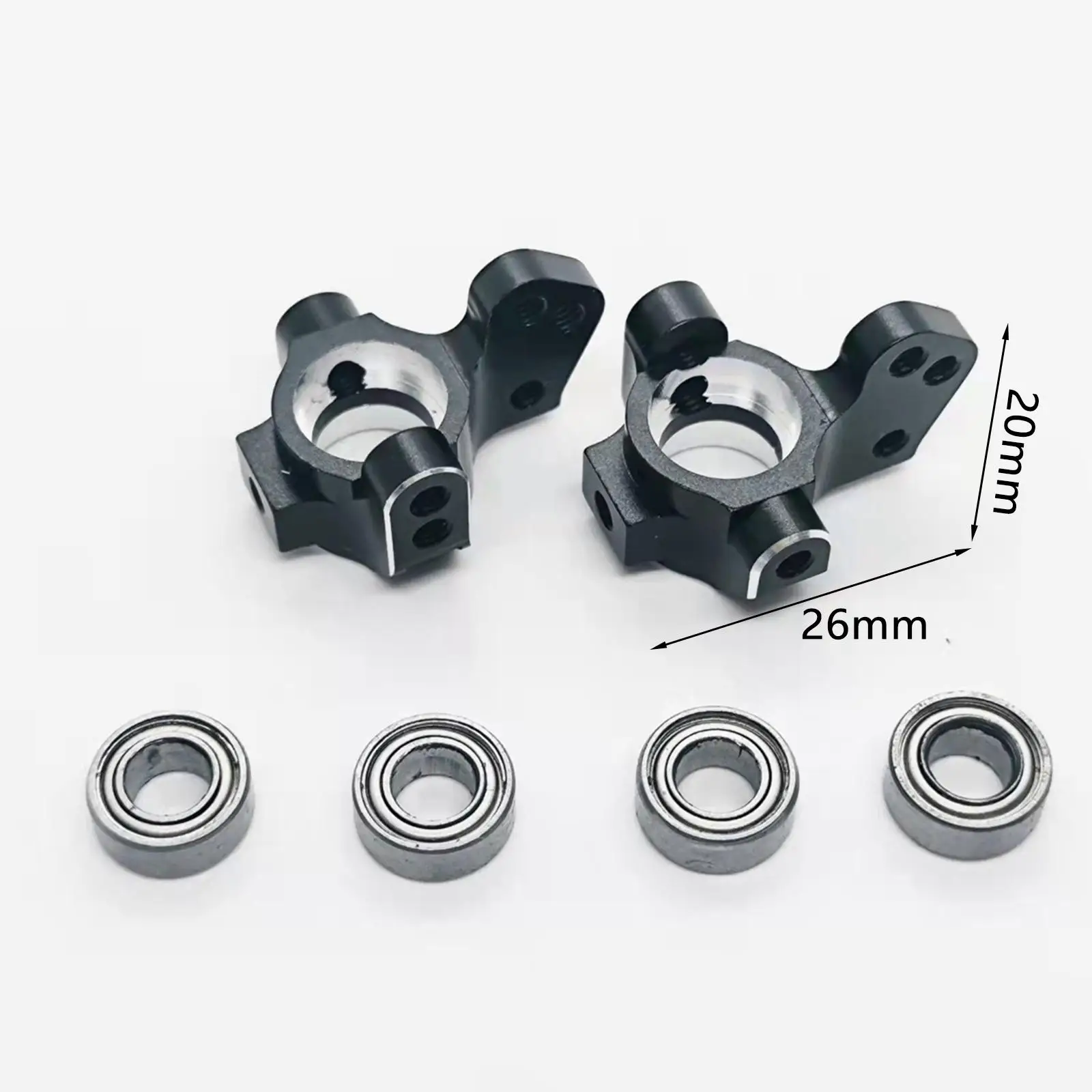 1 أزواج 1:10 مقياس مفاصل التوجيه قطع الغيار كأس التوجيه ل 3 سباق ساكورا D5 Skd5-S01BK لتقوم بها بنفسك اكسسوارات المركبات الشاحنات #6