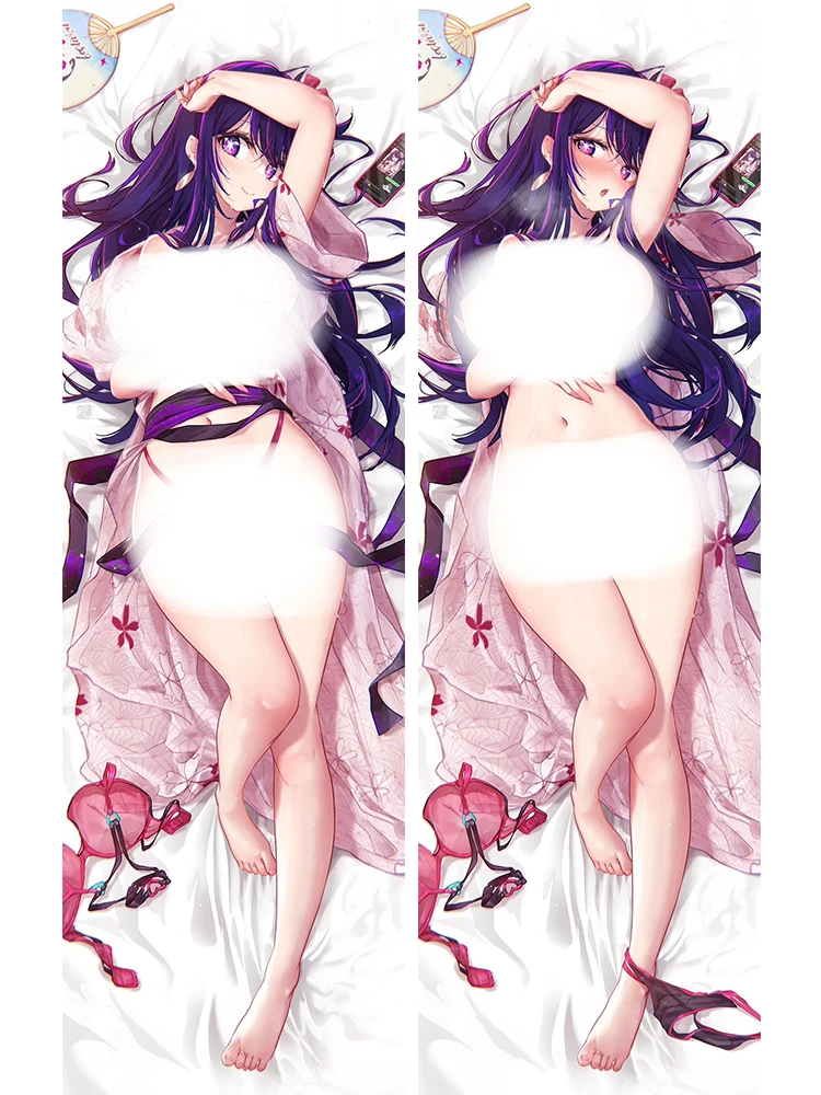 

Наволочка для тела в стиле аниме Hoshino Ai from Oshi No Ko - 2-Way Dakimakura, чехол, официальный товар в стиле аниме, Рождественский подарок