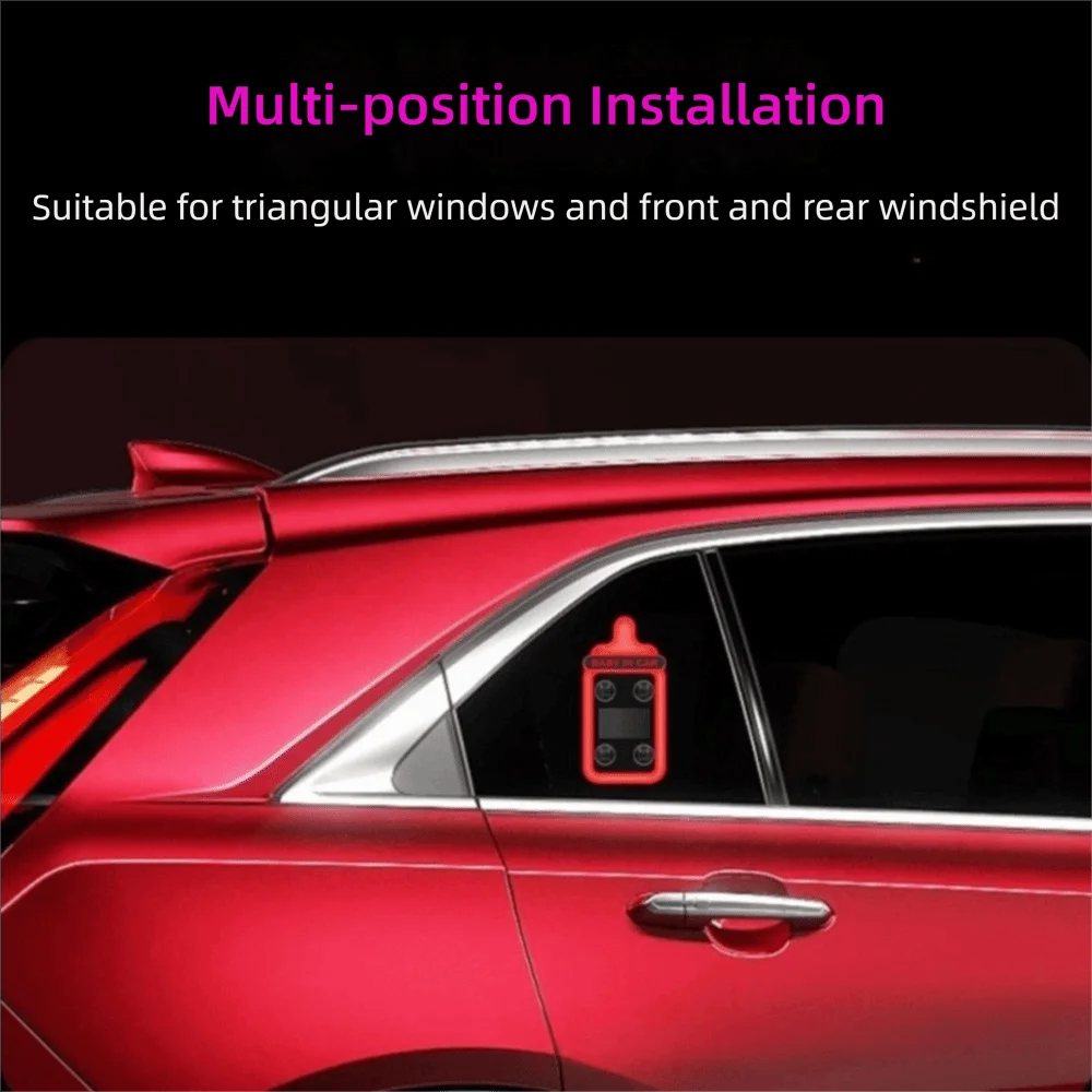 USB Rechargeable Solar Neon Light Suction Cup Mount Auto On Off LED Ambient Light In Car Atmosphere Breathing Lamp