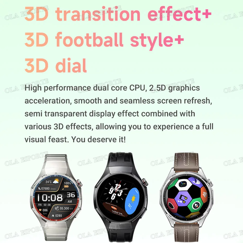 Sports Smart Watch Men Women HD Screen ECG+PPG Bluetooth Call GPS Tracker Heart Rate Monitor Waterproof SmartWatch 2026 New Ht22 - view 4