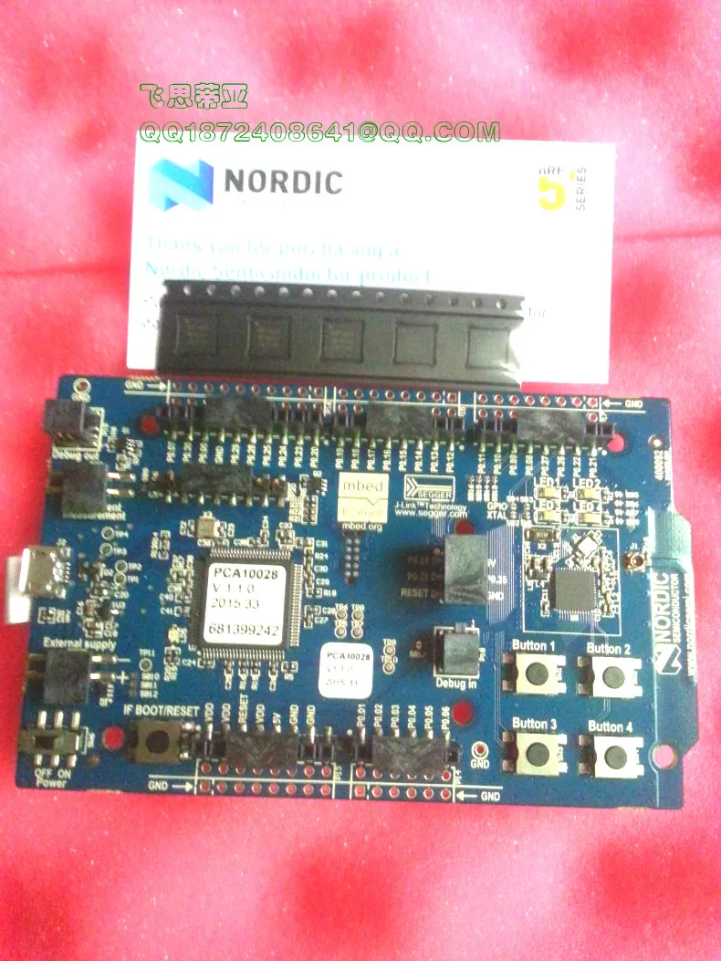 nRF51-DK development board Dev Kit for nRF51422/51822  series products Nordic Bluetooth pca10028 rev1.1.0