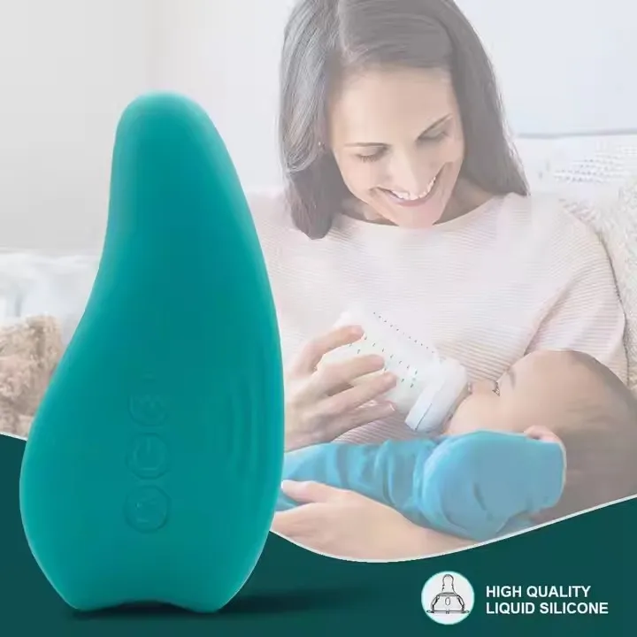 Dispositivo di massaggio per l'allattamento al seno con vibrazione riscaldante 2 in -1 dispositivo di massaggio per l'allattamento al seno con riscaldamento dei seni