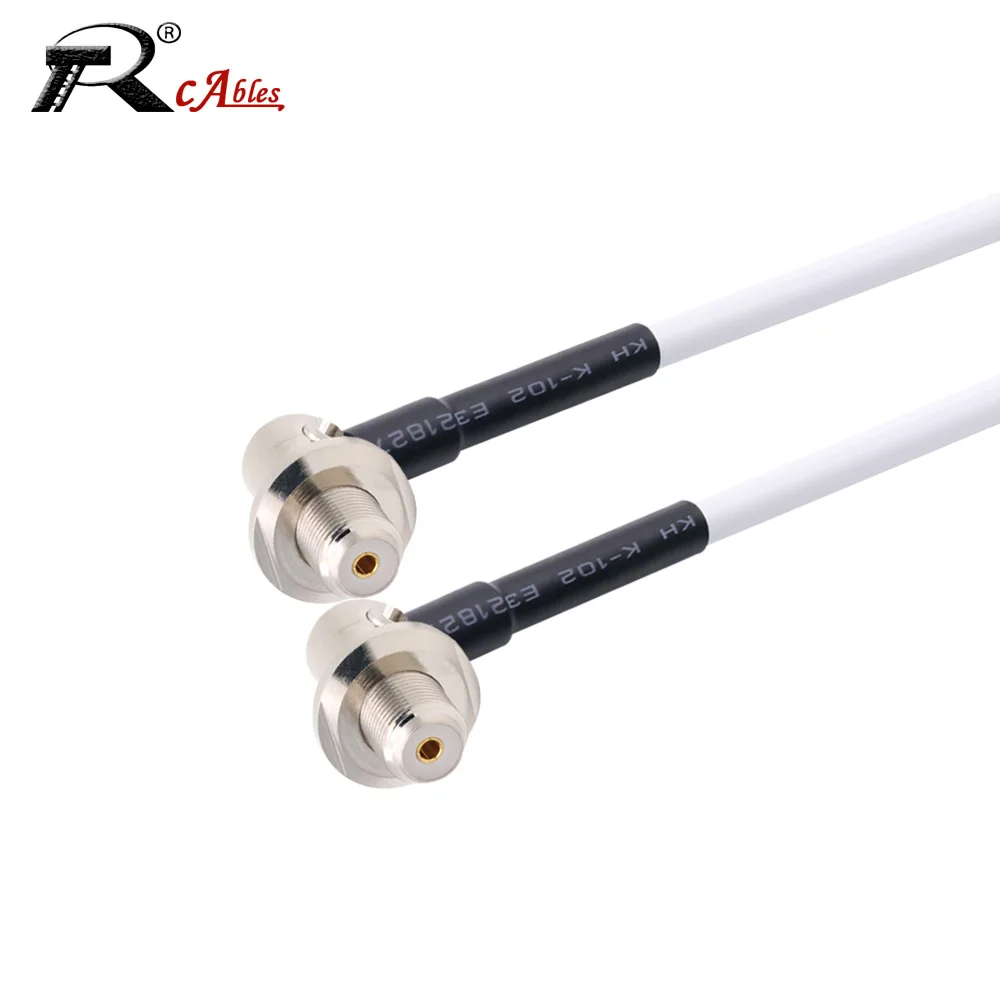 

UHF PL-259 Male to UHF SO-239 Female RG58 Antenna Extension Cable PL259 Pigtail connector for CB Radio Ham Radio FM Transmitter