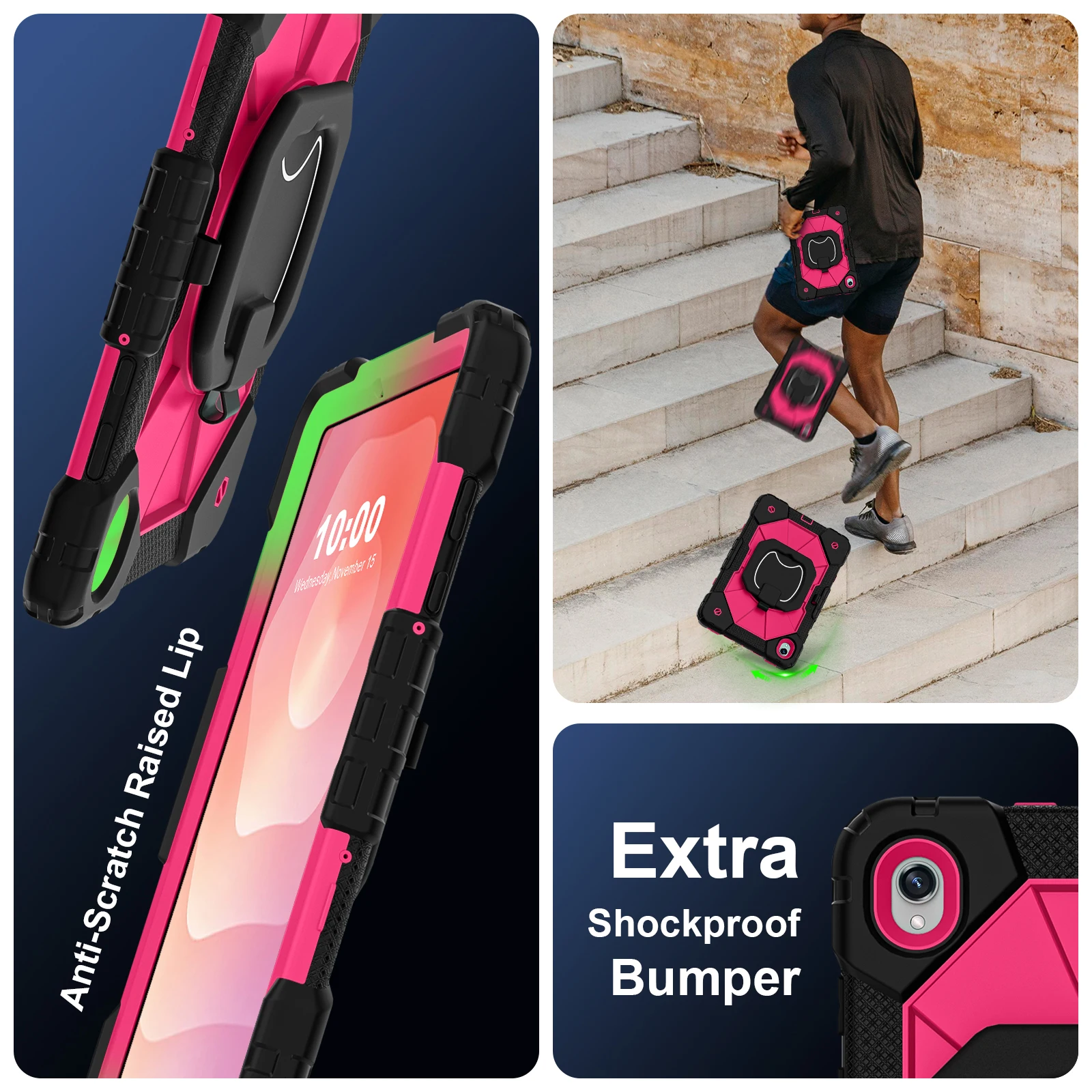 360°Rotation Stand Tablet Case - Tablet A9 Accessories ulasan dan harga