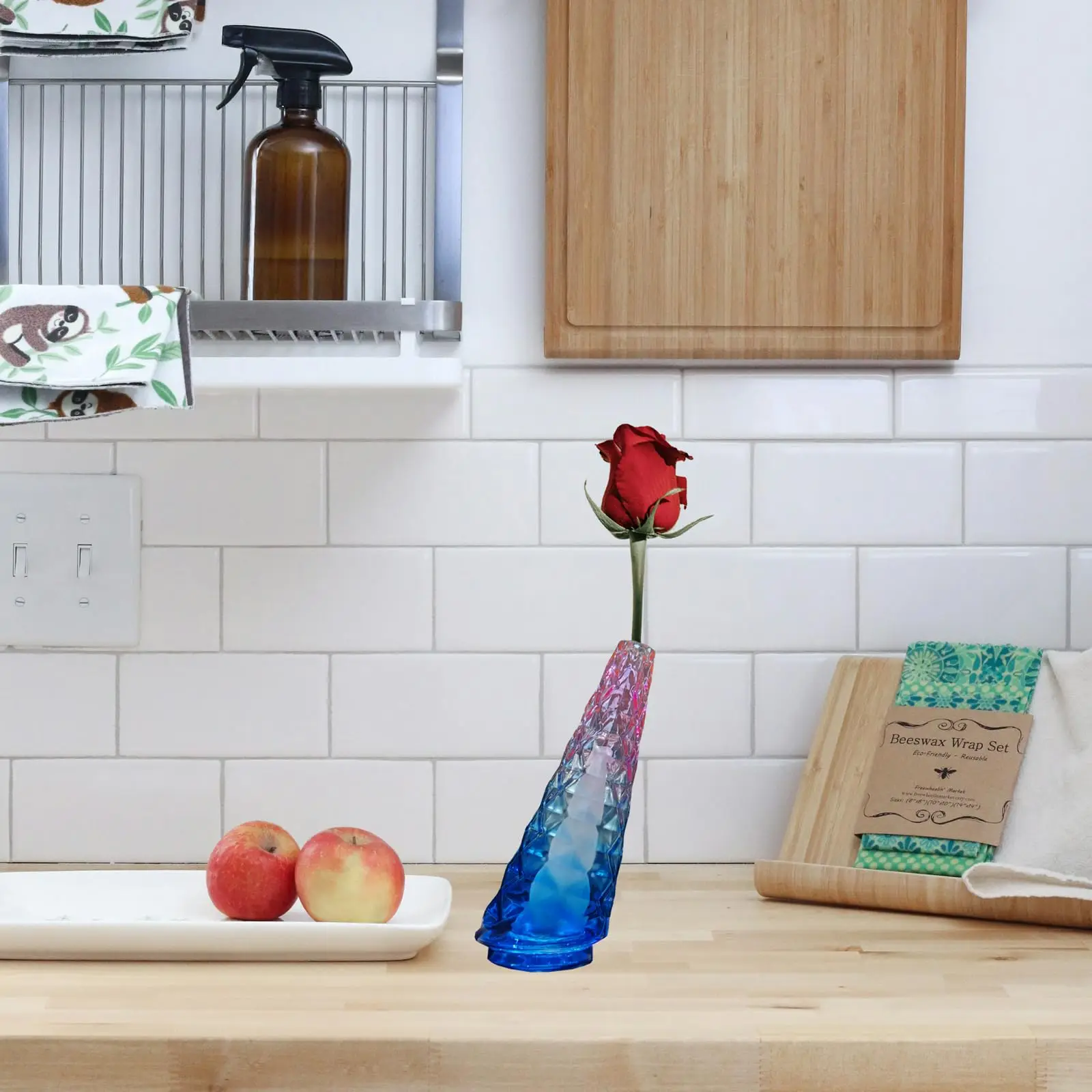 Colored Glass Attachment Accessories Replacement Glass Vase For Flower