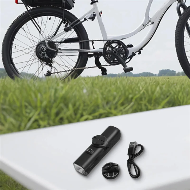 A96T USB Rechargeable Bike Light 1200 Lumen Brightness Aluminum Alloy Waterproof Bike Lights For Night Riding