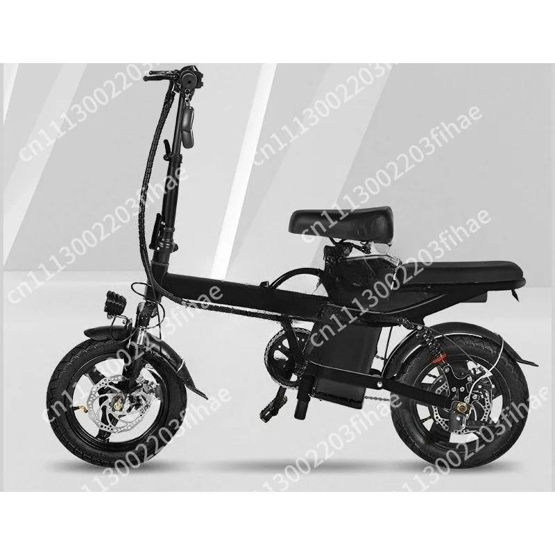 Foldable two-wheeled bicycle with high battery life at the source