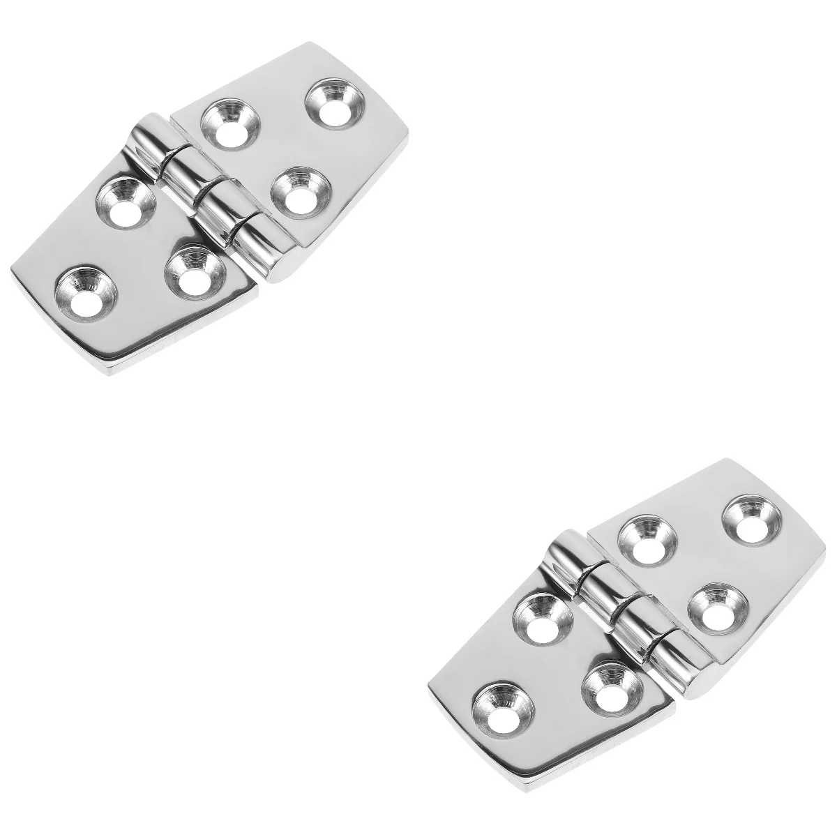 

Set of 2 Hinge Door Hinges For Rv Heavy Duty Travel Trailer Hardware Camper Stainless Steel