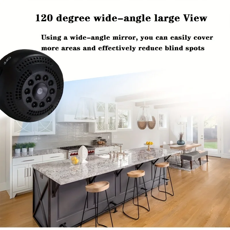 WiFi Mini Camera Wireless Video Recorder Voice Recorder Security Monitoring Camera Smart Home For Infants And Pets