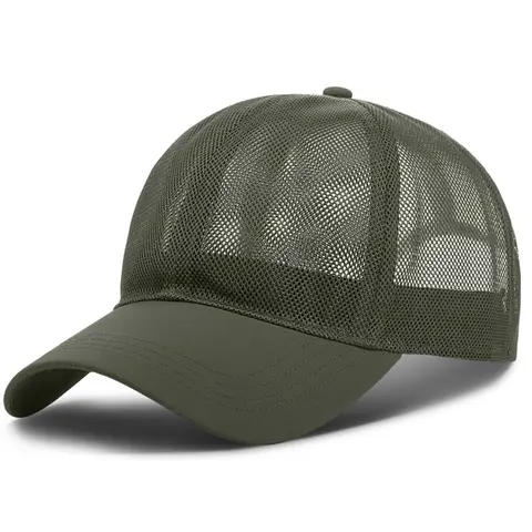 Gorra de Béisbol de Malla Completa para Hombre y Mujer, Secado Rápido, Protección Solar, para Senderismo, Golf, Correr, Ajustable