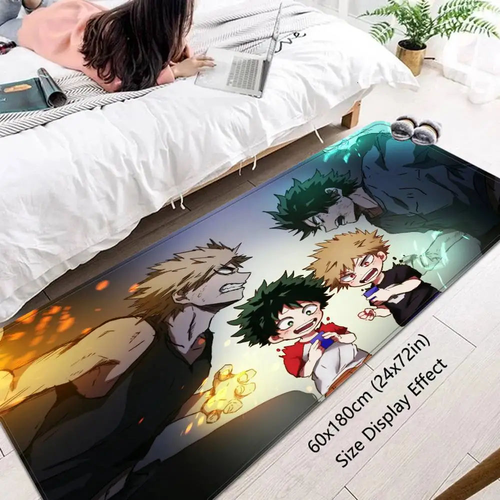 My Hero Academia Bakugou Katsuki Kitchen Mat Cheaper Anti-slip Modern Living Room Balcony Printed Modern Home Decor