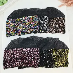 Lace Turban Hats for Women Muslim Headscarf Head Wraps Caps Female Daily Beanie Hair Cover Cap